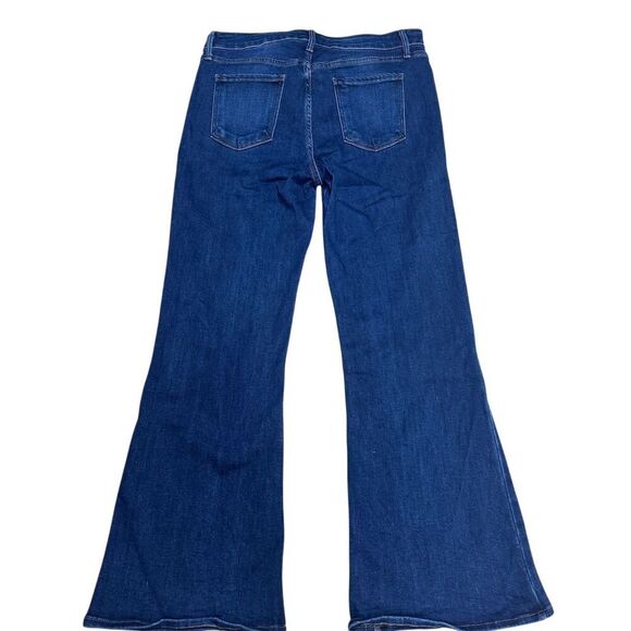 NWOT Just Black Women's High Rise Flare Jeans Blue Size 32 - Picture 4 of 7